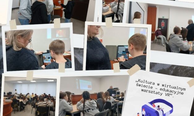 Kultura w&nbsp;wirtualnym świecie – warsztaty VR dla uczniów klasy szóstej