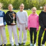 Sukces dziewcząt z&nbsp;SP nr&nbsp;3 w&nbsp;Mistrzostwach Powiatu w&nbsp;Czwórboju Lekkoatletycznym