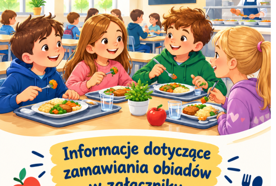 Informacje dotyczące zamawiania obiadów