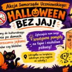 Akcja Samorządu Uczniowskiego: Halloween bez&nbsp;jaj! Baw się dobrze, strasz z&nbsp;klasą i&nbsp;szanuj innych! 